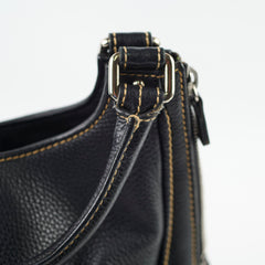 Chanel Vintage Lax Shoulder Bag Black