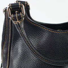 Chanel Vintage Lax Shoulder Bag Black