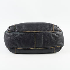 Chanel Vintage Lax Shoulder Bag Black