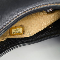 Chanel Vintage Lax Shoulder Bag Black