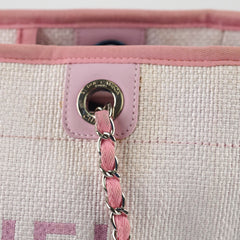 Chanel Deauville Small Tote Pink