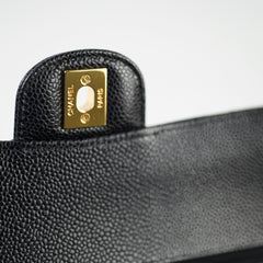 Chanel Medium Classic Flap Black Caviar GHW