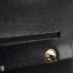 Chanel Medium Classic Flap Black Caviar GHW