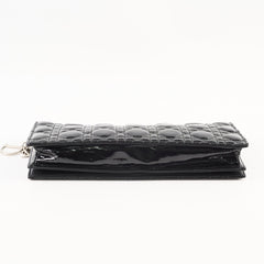 Dior Patent Leather Clutch on Chain