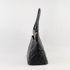 Chanel Medallion Tote Lambskin Black