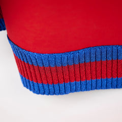 Gucci Red Heron Print Sweater Size Small