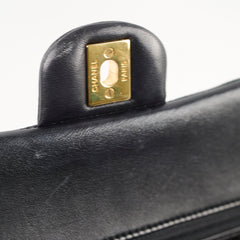 Chanel Medium/Large Classic Flap Black Lambskin GHW