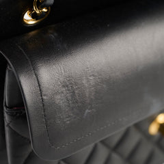 Chanel Medium/Large Classic Flap Black Lambskin GHW
