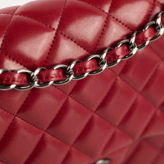 Chanel classic Double Flap Jumbo Red