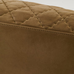 Chanel CC Quilted Tote Beige