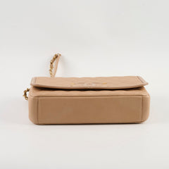 Chanel Filigree Flap Caviar Beige