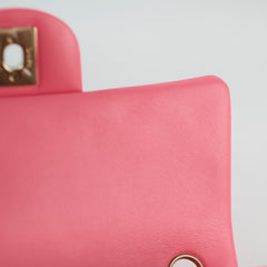 Chanel Mini Retangular Pink Microchipped