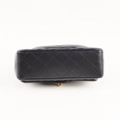 Chanel Mini Rectangular GHW Microchipped Black
