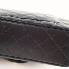 Chanel Mini Rectangular GHW Microchipped Black