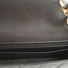 Chanel Mini Rectangular GHW Microchipped Black