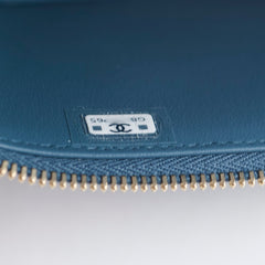 Chanel Box Vanity Case 26C Blue Caviar
