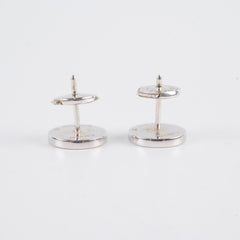 Bvlgari B Zero Stud Earrings White gold Onyx