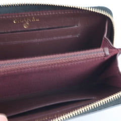 Chanel Medium Zippy Wallet Lambskin Black