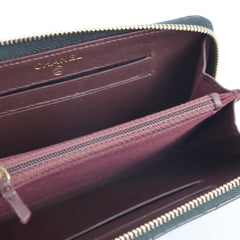 Chanel Medium Zippy Wallet Lambskin Black