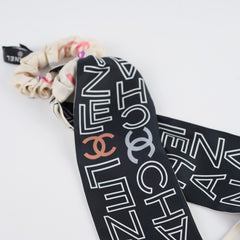 Chanel Silk Hair Scrunchie