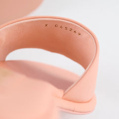 Chanel 23K Heeled Sandals Peach - Size 39