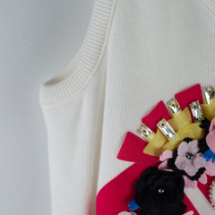 Chanel 23C Bodycon Cotton Dress White - Size 36