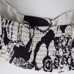 Chanel 22C Tube Top Black/White Size 38