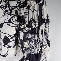 Chanel 22C Tube Top Black/White Size 38