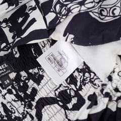 Chanel 22C Tube Top Black/White Size 38