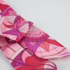 Hermes Silk Pink Twilly Rose de Compas