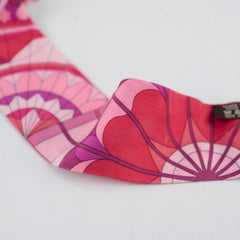 Hermes Silk Pink Twilly Rose de Compas