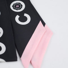 Chanel Silk CC Slim Bandeau Scarf