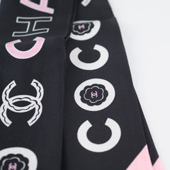Chanel Silk CC Slim Bandeau Scarf