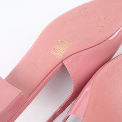 Chanel Patent Cap Toe Slingbacks Pink Size 38.5 C