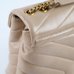 Saint Laurent Loulou Small Beige