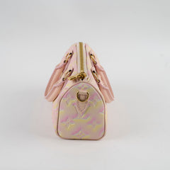 Louis Vuitton Nano Speedy Stardust Pink