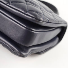 Chanel Small Trendy CC Top Handle Lambskin Navy
