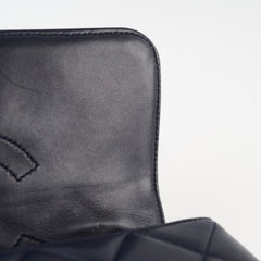 Chanel Small Trendy CC Top Handle Lambskin Navy