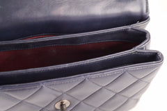 Chanel Small Trendy CC Top Handle Lambskin Navy