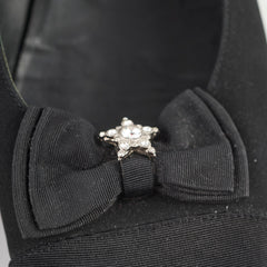 Chanel Bow Ballet Flats Black - Size 40