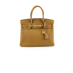 Hermes Birkn 30 Y Stamp GHW Bronze Dore