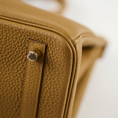 Hermes Birkn 30 Y Stamp GHW Bronze Dore
