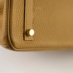 Hermes Birkn 30 Y Stamp GHW Bronze Dore