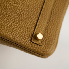 Hermes Birkn 30 Y Stamp GHW Bronze Dore