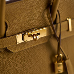 Hermes Birkn 30 Y Stamp GHW Bronze Dore