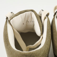 Chanel 17C Canvas Sneakers Green/White Size 37