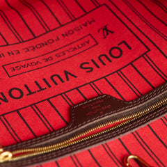 Louis Vuitton Neverfull MM Damier Ebene Brown