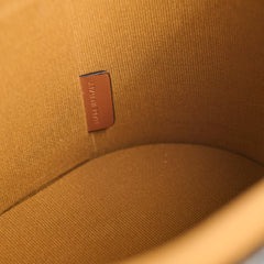 Celine Mini Vanity Case Triomphe Canvas/Calfskin Leather Brown