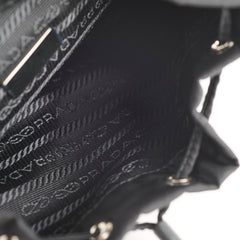 Prada Re-Nylon Drawstring Pouch Black