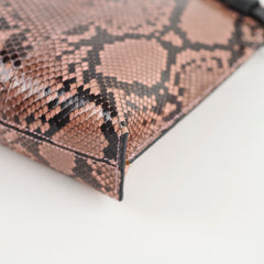 Loewe Pouch Python Pink
